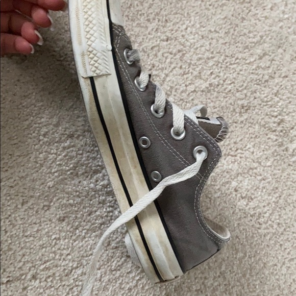 Grey All star (low top) Converse SIZE 6 (woman’s) - Picture 7 of 7